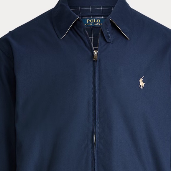 POLO RALPH LAUREN WINDBREAKER BLUE NAVY various sizes - Picture 6 of 8